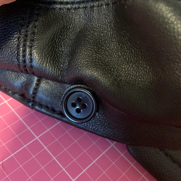 Leather Brando Hat black size s/m - Picture 5 of 13